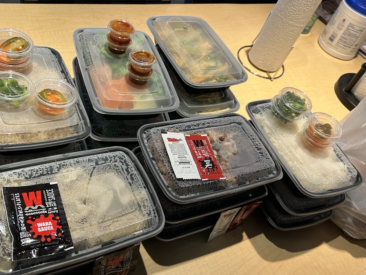 Thanks to our friends from @WabaGrill for dropping off lunch today!  Their $8.99 value bowl combo is available for a limited time so we appreciate the love!