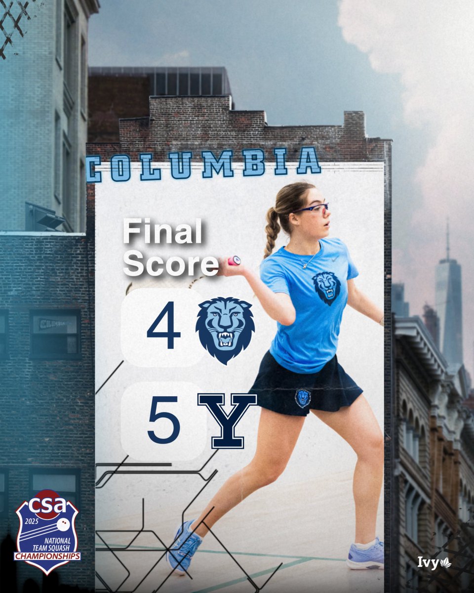 Women's squash comes up just short to No. 7 Yale in the first round of the CSA Team National Championships.

The Lions will meet Tufts in a consolation match Friday.

#RoarLionRoar 🦁 // #OnlyHere 🗽