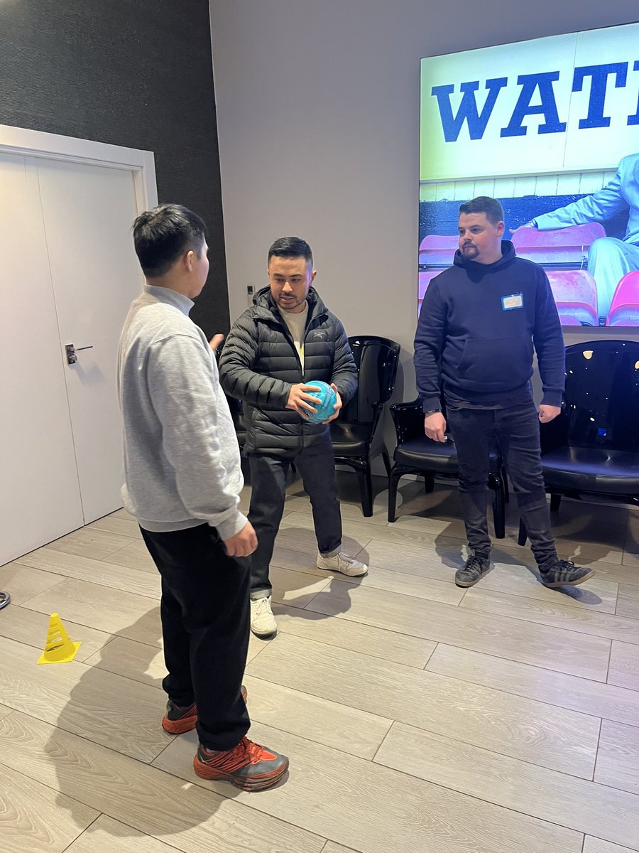 alan_zp_lau's tweet photo. Stepping Over The Sidelines (module1) at @WatfordFC. Thank you to all attendees from the local ESEA communities and also from @WFCTrust Man On! I hope this is just the beginning of your coaching journeys!
#footballforall #FAforAll #coachdevelopment
@HertfordshireFA https://t.co/VSdGahzlLN
