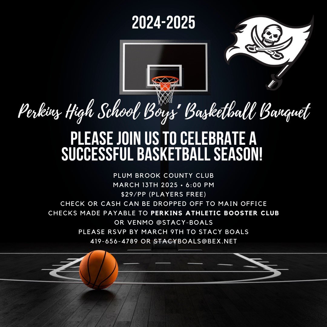 PerkinsBasketb1's tweet image. 🏴‍☠️RSVP REMINDER-due SUN 3/9🏴‍☠️