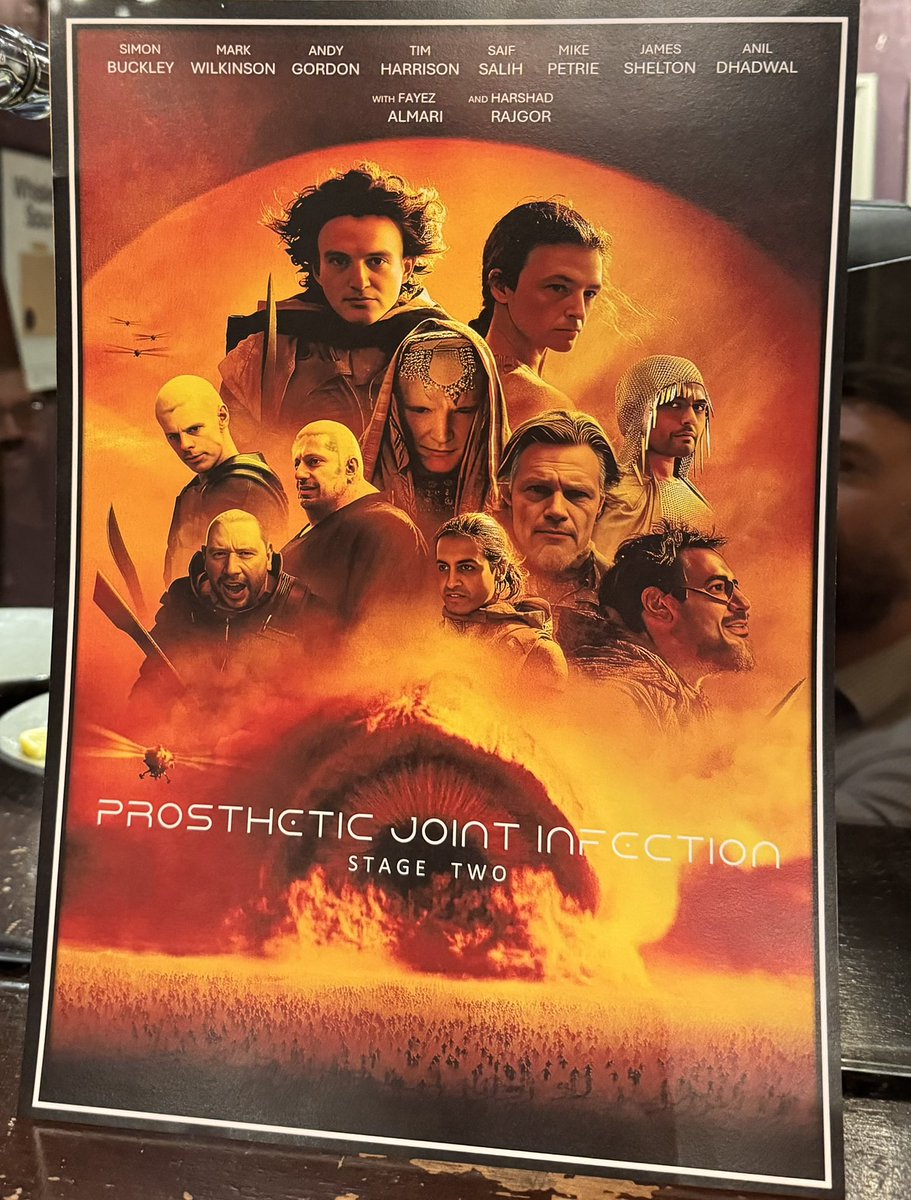 Strong work from Harshad &amp; Fayez our fellows this year <a href="/CavendishHip/">Cavendish Arthroplasty Fellowship</a> this years poster!