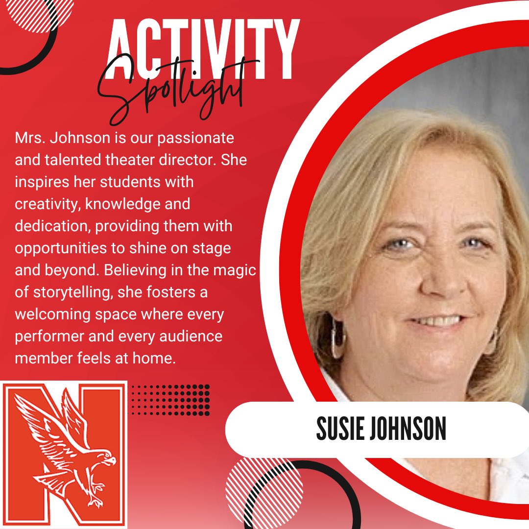 Activity Spotlight of the Week!! Thank you Susie Johnson for all you do to make our theatre program a success! <a href="/NCHSOFFICIAL/">Naperville Central</a>