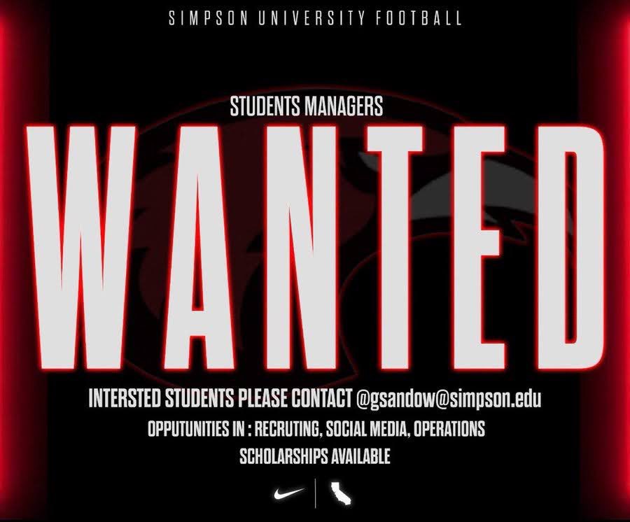 Garrett Sandow (@coachg_simpson) on Twitter photo Looking to start a career working in college football? <a href="/SimpsonU_FB/">Simpson U Football</a> is the spot!!!
Opportunities in:
- Social media/Graphics/Videos
- Operations
-Equipment
-Recruiting
TAP IN! 📱 🥋 Looking to start a career working in college football? <a href="/SimpsonU_FB/">Simpson U Football</a> is the spot!!!
Opportunities in:
- Social media/Graphics/Videos
- Operations
-Equipment
-Recruiting
TAP IN! 📱 🥋