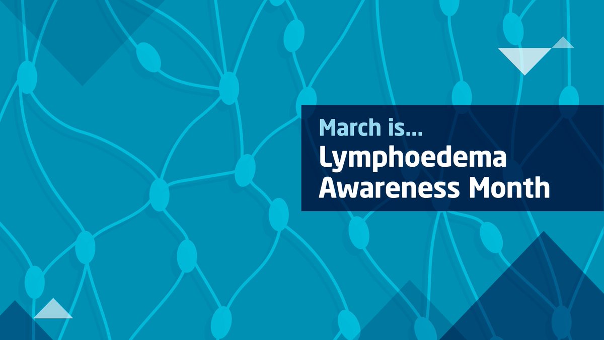 March is #LymphoedemaAwarenessMonth. For information on secondary #Lymphodema as a result of cancer treatment including risk factors, symptoms, preventing and managing lymphoedema, visit: bit.ly/4aKAUyd