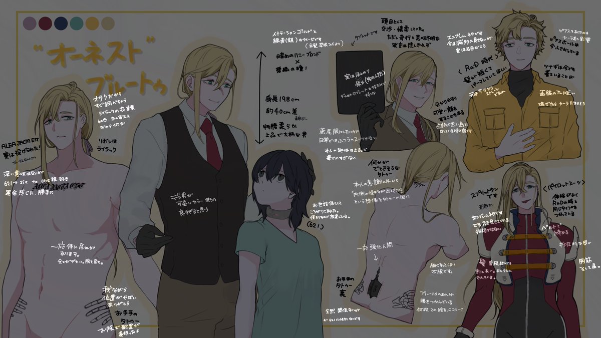 010ld_zab's tweet image. ブルートゥ詰め（設定画）とうっすら幻覚