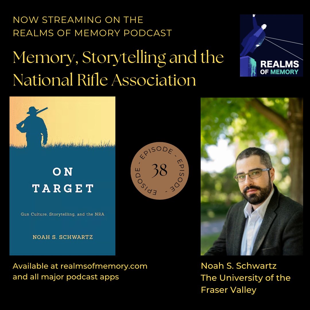 realmsofmemory's tweet image. U. Toronto author Noah S. Schwartz is now featured on the Realms of Memory podcast. realmsofmemory.com