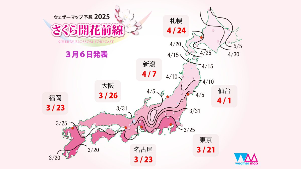 今年の東京の桜開花予想は3/21とのことです🌸
年々早くなっている気がします～
昔は入学式が桜のイメージでしたが今は卒業式なんですかね🎓🌸
大人になった今はお花見でお酒が飲めることが楽しみです😊笑
#IT企業
#SES