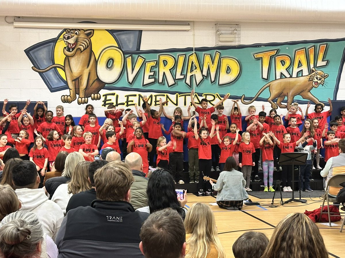 Our first grade Cougars gave an amazing performance about Kansas this evening! A special thank you to our music teacher, Jessica Baumgarner!  <a href="/bvschools/">Blue Valley Schools</a>