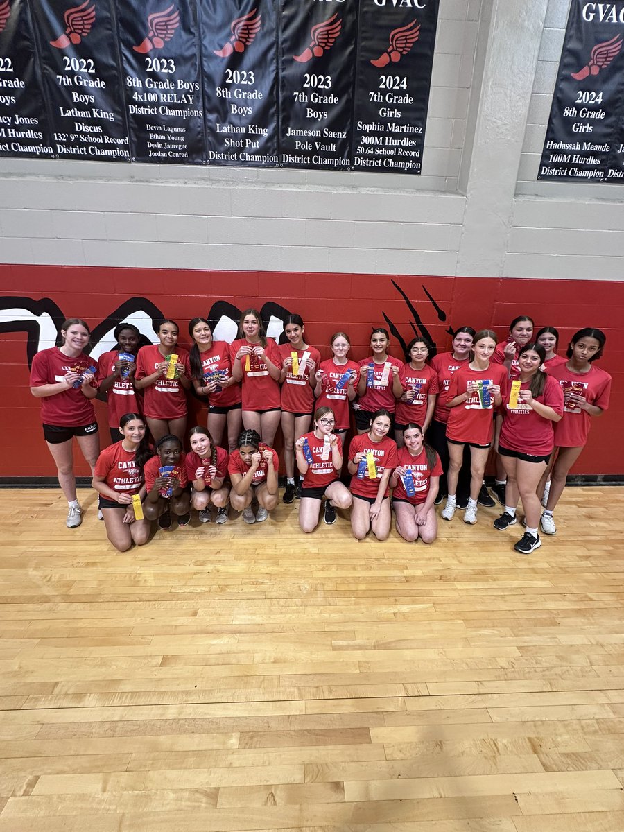 CMS Lady Jags (@cms_ladyjags) on Twitter photo Congratulations to our 7th and 8th grade girls track for winning their first meet of the year. <a href="/CanyonMiddle/">Canyon Middle School</a> Congratulations to our 7th and 8th grade girls track for winning their first meet of the year. <a href="/CanyonMiddle/">Canyon Middle School</a>