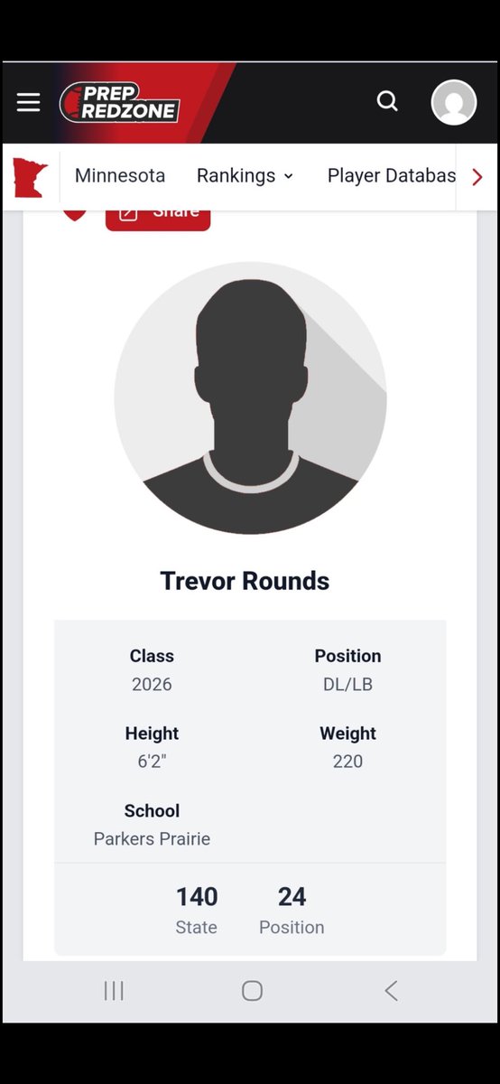 Thanks for the ranking <a href="/PrepRedzoneMN/">Prep Redzone Minnesota</a> <a href="/OJW_Scouting/">PrepRedzone Oliver</a>