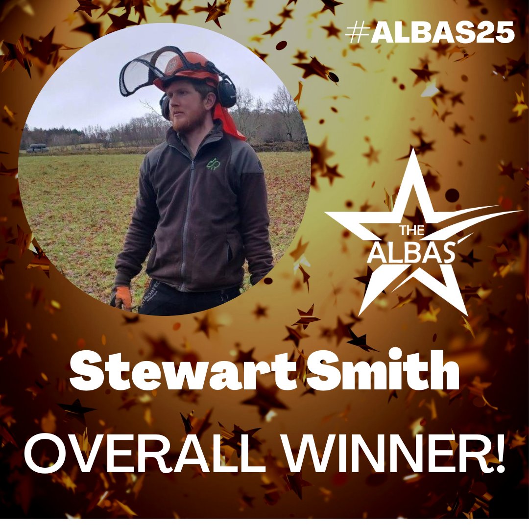 Lantra Scotland (@lantrascotland) on Twitter photo #Congratulations to Stewart Smith from #Cromarty, #ALBAS25 Overall Winner! <a href="/ForestryLS/">Forestry and Land Scotland</a> <a href="/ssf_uhi/">Scottish School of Forestry</a> <a href="/UHI_Inverness/">UHI Inverness</a> #forestry #CountrysideCareers <a href="/apprentice_scot/">Apprenticeships.scot</a> #Apprentice <a href="/SRUC/">SRUC</a> #Congratulations to Stewart Smith from #Cromarty, #ALBAS25 Overall Winner! <a href="/ForestryLS/">Forestry and Land Scotland</a> <a href="/ssf_uhi/">Scottish School of Forestry</a> <a href="/UHI_Inverness/">UHI Inverness</a> #forestry #CountrysideCareers <a href="/apprentice_scot/">Apprenticeships.scot</a> #Apprentice <a href="/SRUC/">SRUC</a>