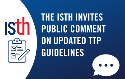 The ISTH is seeking public input on its update of the TTP Guideline! Whether you’re a clinician, researcher, allied health professional, policymaker, industry representative, patient, or caregiver, your insights are crucial.

📅Deadline: March 18
🔗bit.ly/4ipu3wz