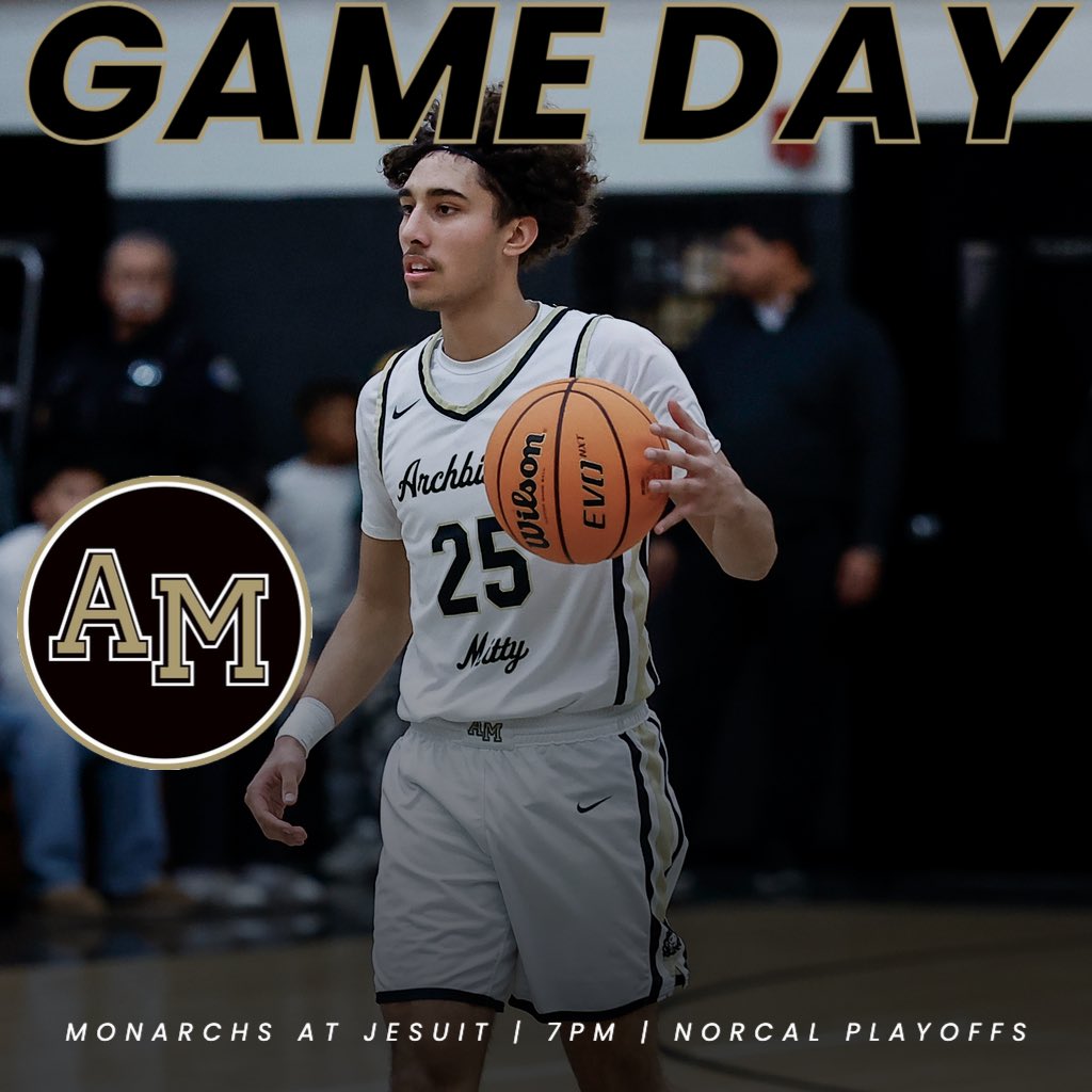 Game day! Monarchs are on the road tonight at Jesuit at 7pm in the quarterfinals of the NorCal Playoffs. #GoMonarchs