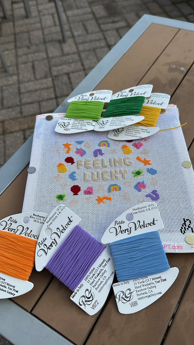 Manifesting… 🍀 #Match2025 #pathmatch2025 #PathMatch25 #needlepoint