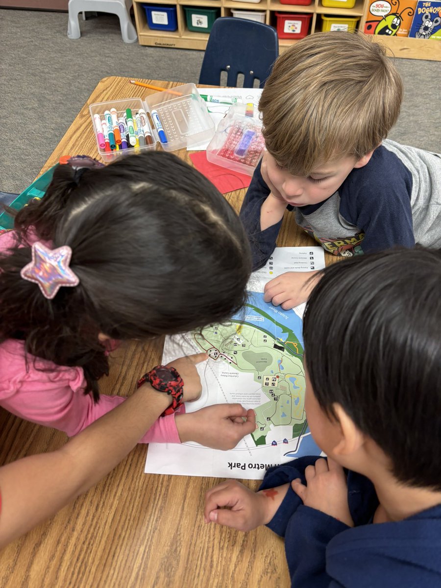 Kinders loved exploring and making maps this week!