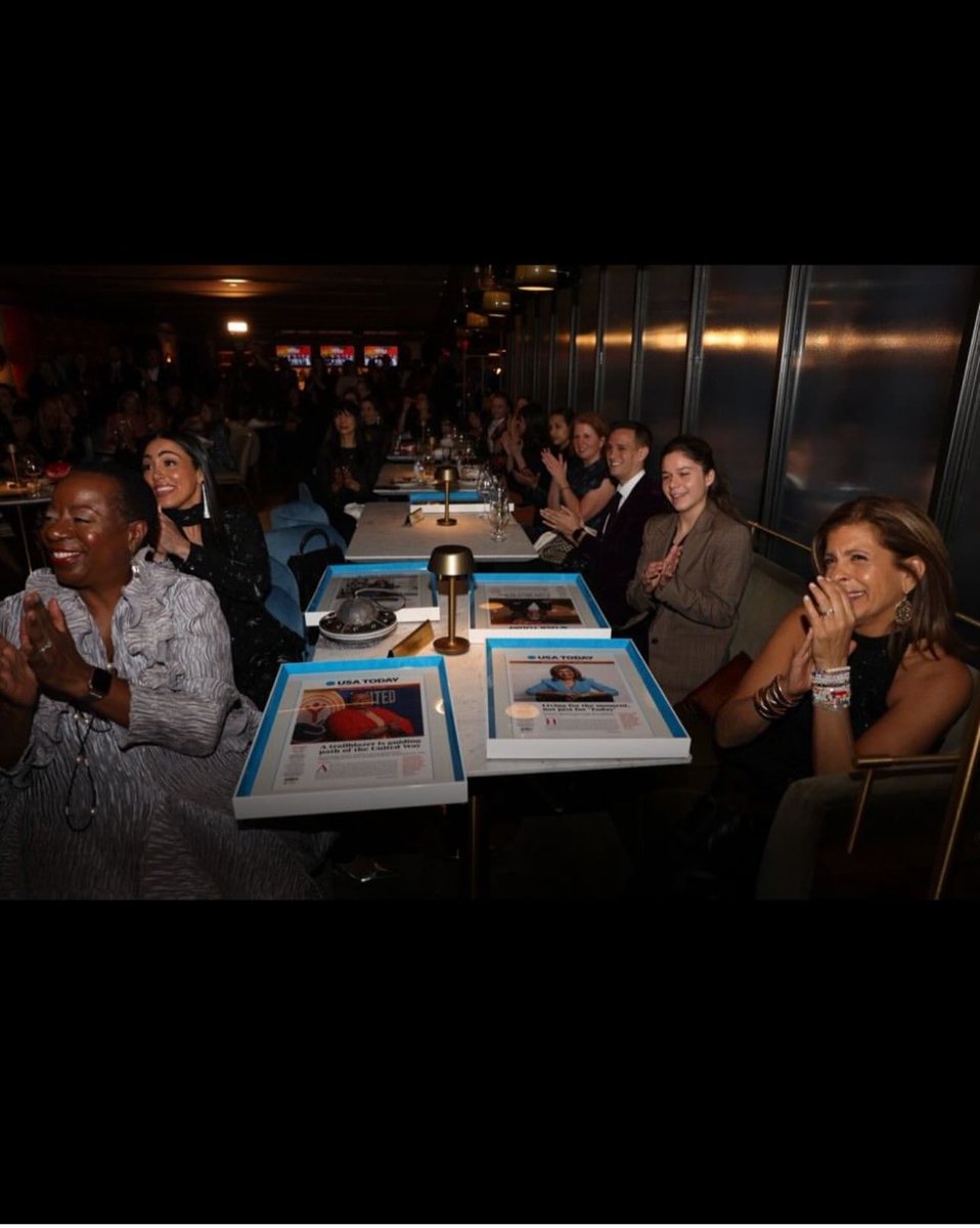 It was an honor to kick off Women’s History Month by hosting USA Today’s Women of the Year - celebrating incredible women like <a href="/hodakotb/">Hoda Kotb</a>!  Left this beautiful evening feeling beyond inspired… 💙 <a href="/USATODAY/">USA TODAY</a>