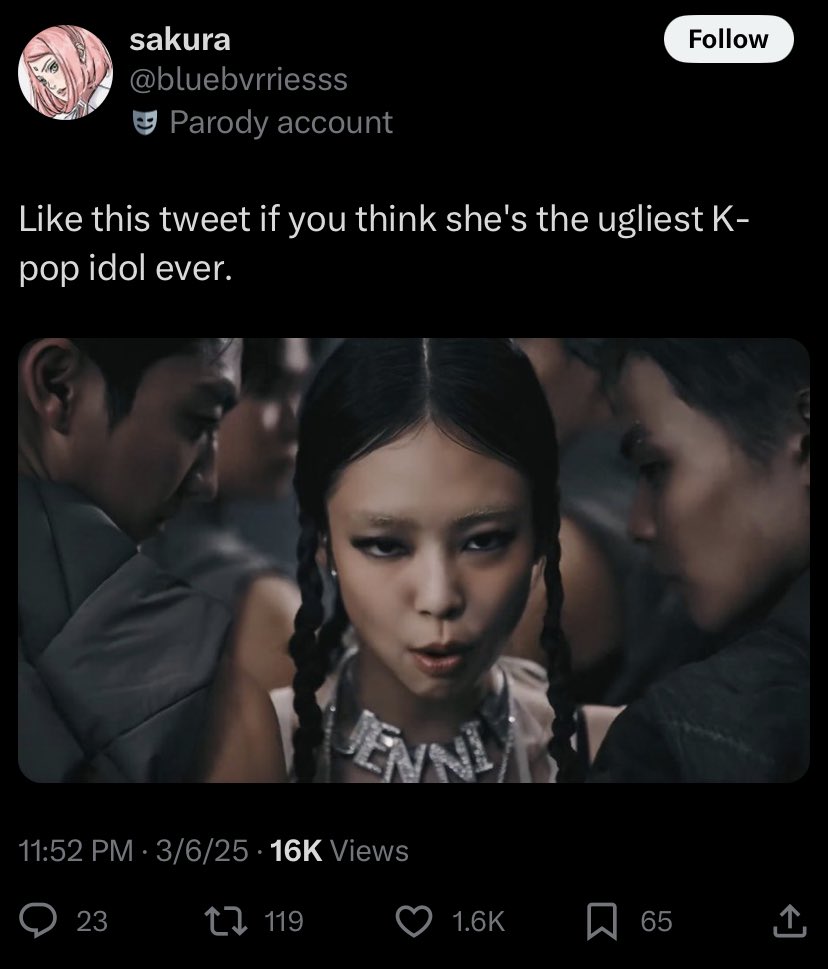 Like this tweet if you think jennie is one of the prettiest K-pop idol ever.