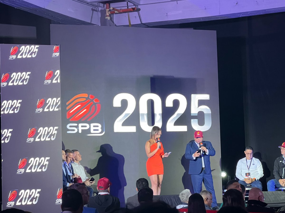 Keysler_13's tweet photo. En la rueda de prensa de la SPB 2025, Hanthony Coello, presidente de la FVB, anunció que Venezuela estará de vuelta a la Basketball Champions League para esa próxima edición del torneo continental de clubes https://t.co/4njJbLpVtB