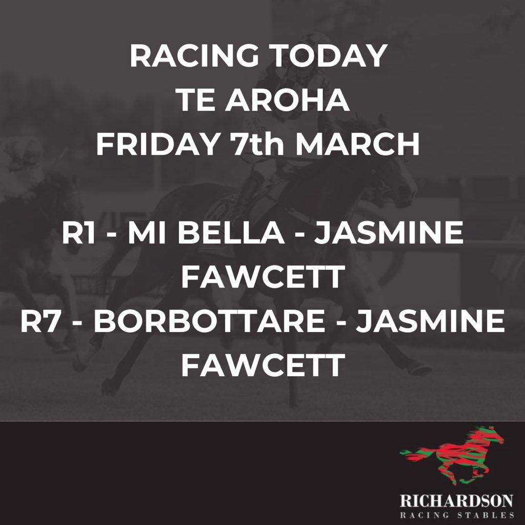 RICHARDSON RACING (@rracingstables) on Twitter photo 