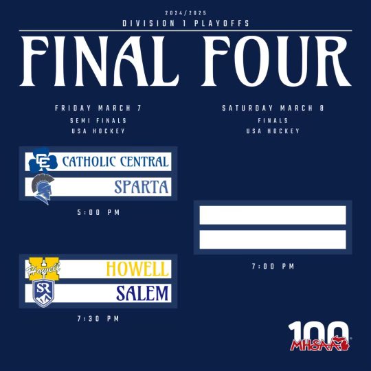 Tomorrow is the start of the Division 1 State Semifinals!!! The Rocks will take on Howell starting at 7:30pm!! Show out and support as we enter the State Semifinals for the first time in school history!!!! #GoRocks