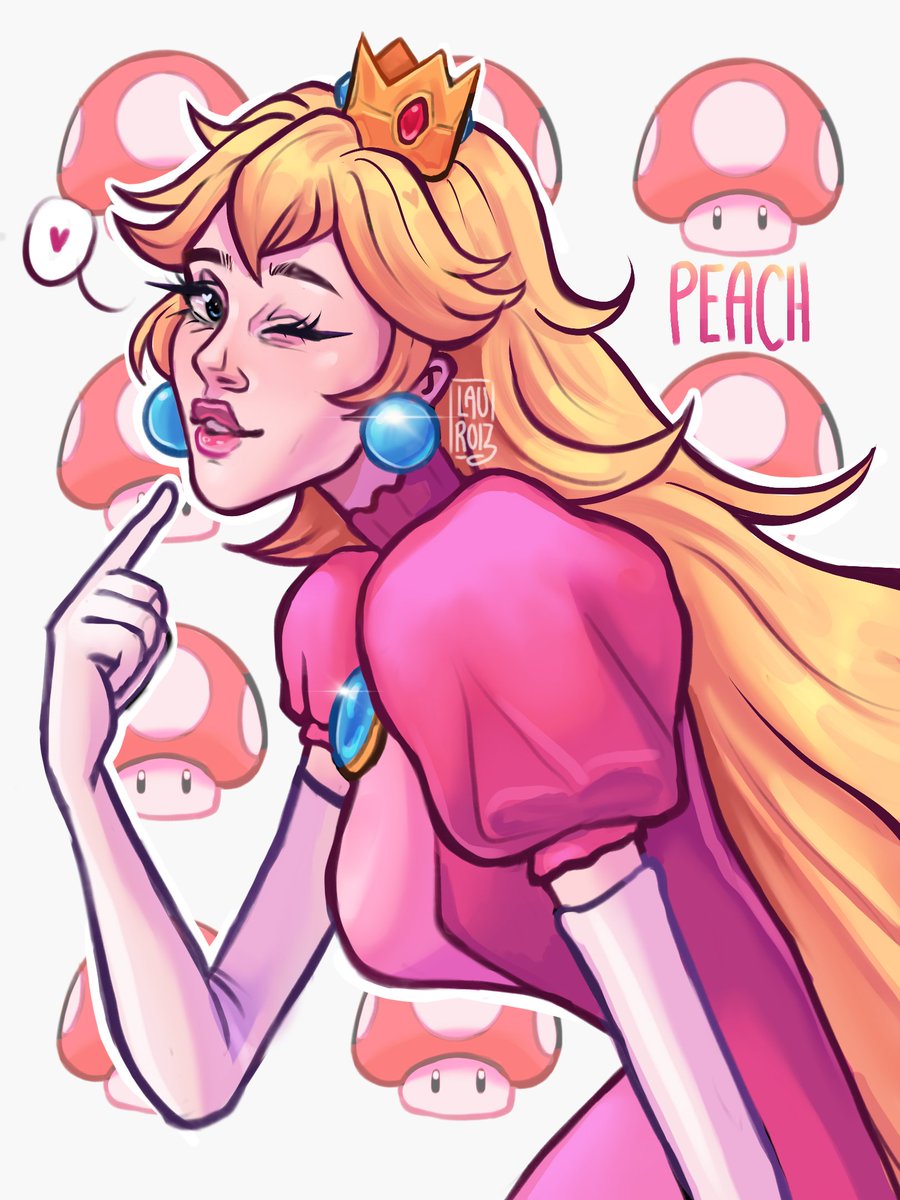 lavadorafangirl's tweet image. 🍑🩷
#PrincessPeach #ピーチ姫 #SuperMario #Fanart