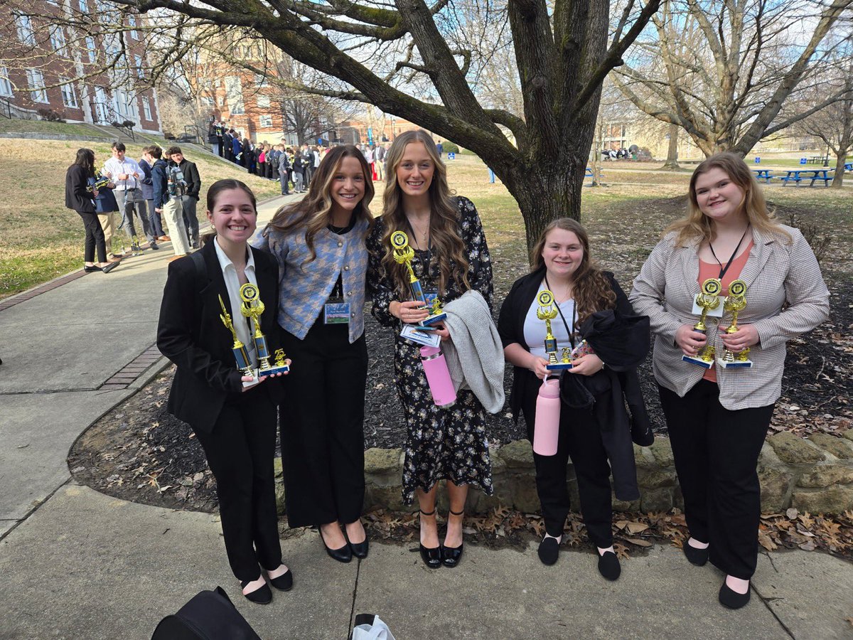 Lights may have been out in Russell but were shinning brightly on the stage in Morehead as FBLA placed 26 people in 23 events. 6 1st place, 12 2nd place and 5 3rd place. <a href="/russellind/">Russell Independent</a> <a href="/KY_CTE/">Kentucky Office of Career and Technical Education</a> <a href="/FBLA_National/">FBLA National</a>
