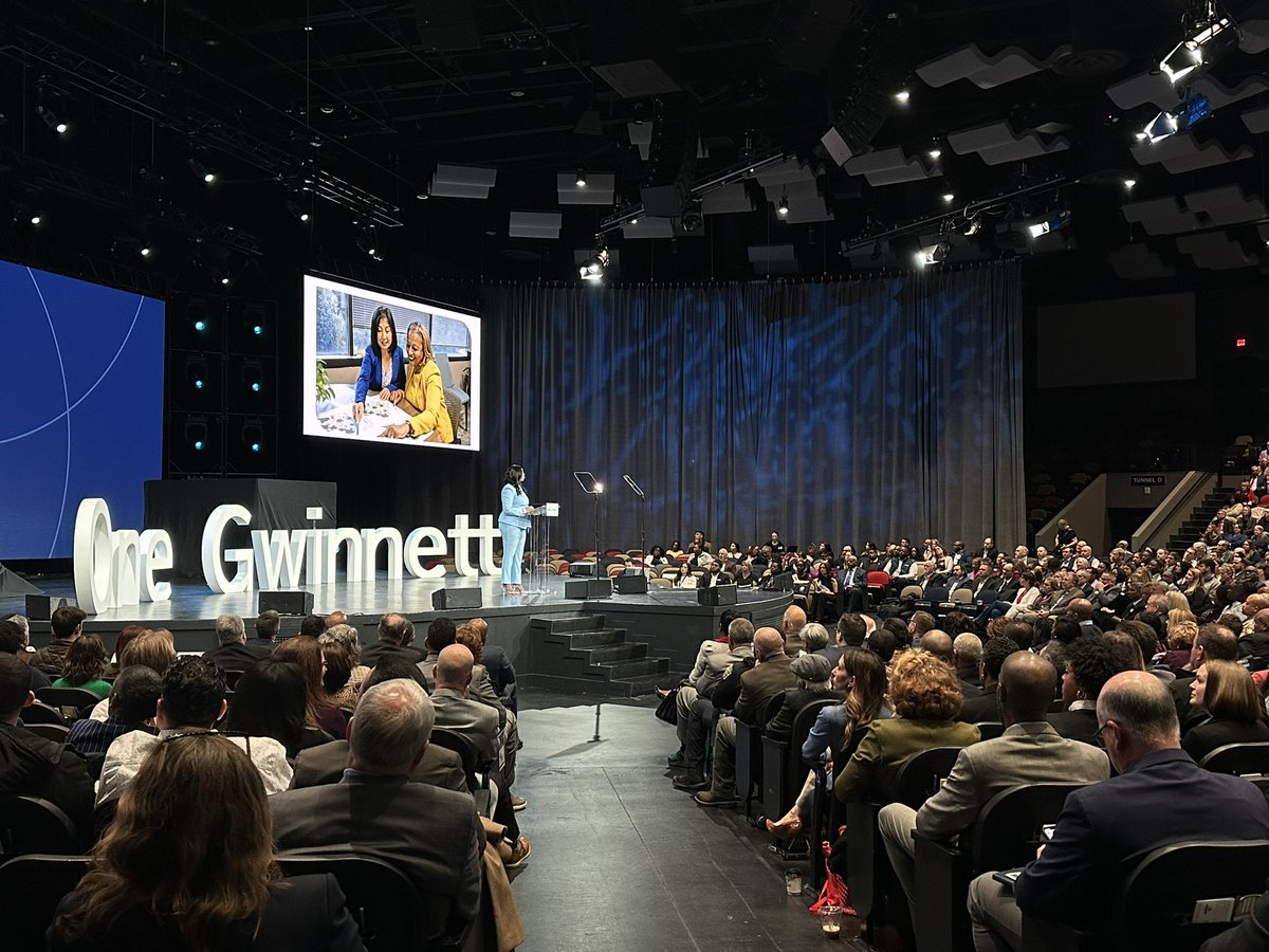 This morning, Gwinnett County Government Chairwoman Nicole Love Hendrickson celebrated Gwinnett County's successes at the annual #StateofGwinnett. Over 1,000 members of the community filled 12Stone Church to hear the address.
Read the press release now: councilforqualitygrowth.org/press-release-…