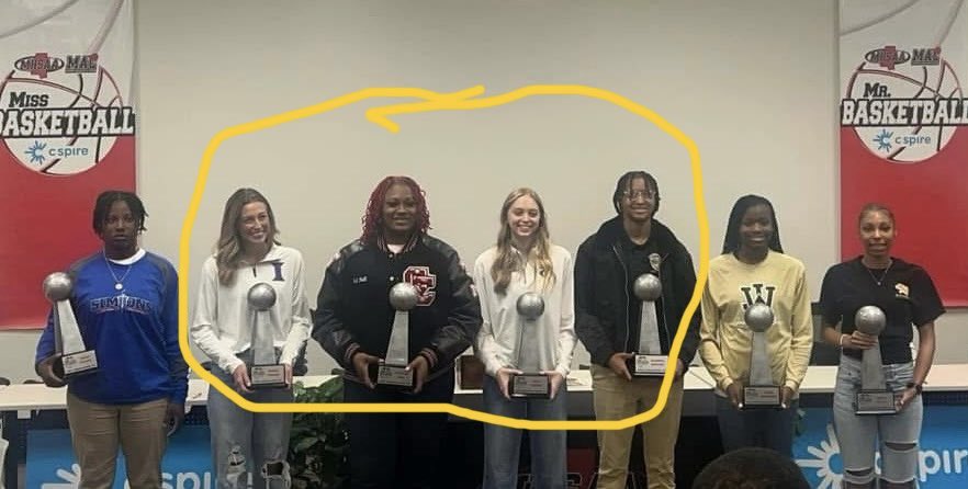 AL Southern Starz (@alsostarz) on Twitter photo HEY MISSISSIPPI! Yesterday … 4 STARZ received their MISS BASKETBALL Awards in 4 of the 7 Classifications in MS:
<a href="/MaciePhifer/">Macie Phifer</a> in 2A (Ingomar HS)
<a href="/CaitDaGreat25/">Caitlin Hall®️</a> in 3A (Coahoma Co)
<a href="/MegMoore0/">Meg Moore</a> in 4A (Tishomingo Co)
<a href="/Shamiramorton/">Shamira Morton</a> in 5A (Canton HS)
Congrats! 👏 Go STARZ! ⭐️ HEY MISSISSIPPI! Yesterday … 4 STARZ received their MISS BASKETBALL Awards in 4 of the 7 Classifications in MS:
<a href="/MaciePhifer/">Macie Phifer</a> in 2A (Ingomar HS)
<a href="/CaitDaGreat25/">Caitlin Hall®️</a> in 3A (Coahoma Co)
<a href="/MegMoore0/">Meg Moore</a> in 4A (Tishomingo Co)
<a href="/Shamiramorton/">Shamira Morton</a> in 5A (Canton HS)
Congrats! 👏 Go STARZ! ⭐️