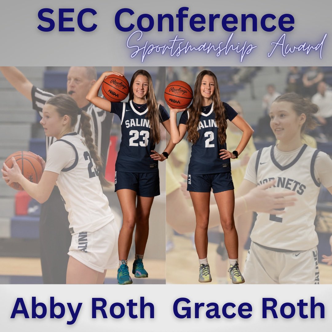 Congrats to Abby and Grace Roth for being named SEC Sportsmanship Award winners!!