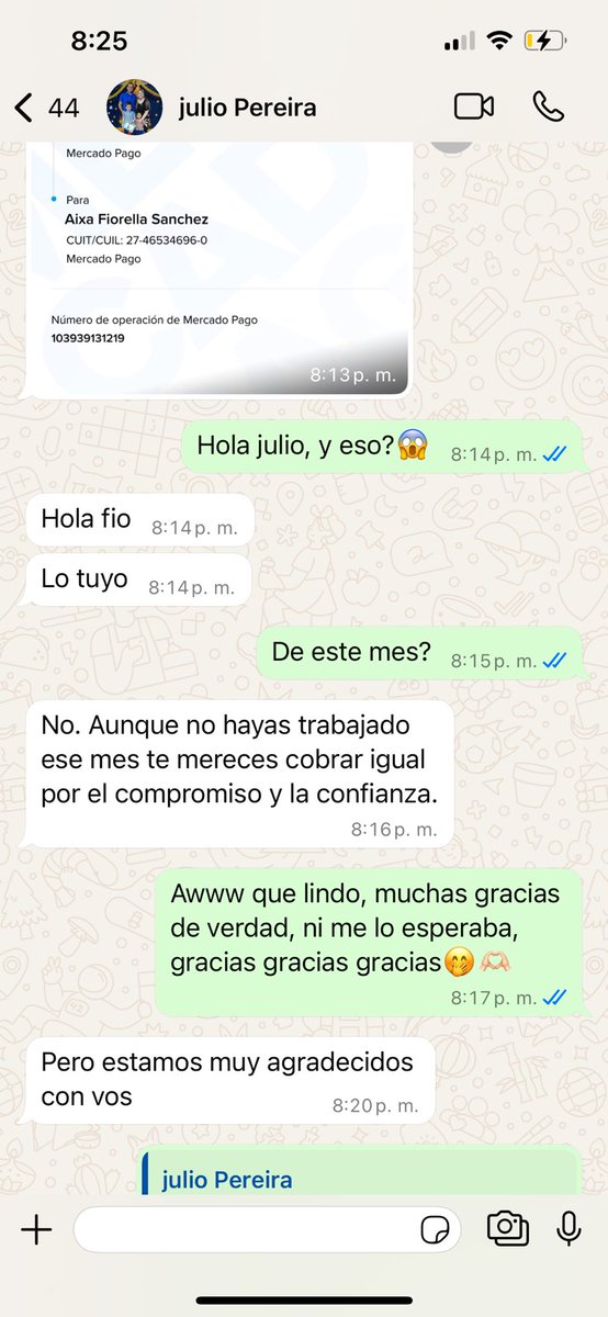 Cuando uno sabe lo que merece, le llega lo que le pertenece. Diosss gracias por enseñarme hacer las cosas de corazón y recompensarme las de esta manera🥰.
