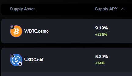 Absolutely insane lending APY on <a href="/Shade_Protocol/">Shade Protocol ❎</a> for the two best assets in crypto:

Is there anywhere in crypto w/ better APY rn? Also no impermanent loss, single sided deposits.