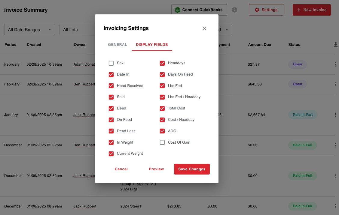 Your software shouldn’t define what is on your invoices. Redbook allows you to setup invoices with the information you want. Change how charges are displayed, include statements, and manage key lot information for each customer.
