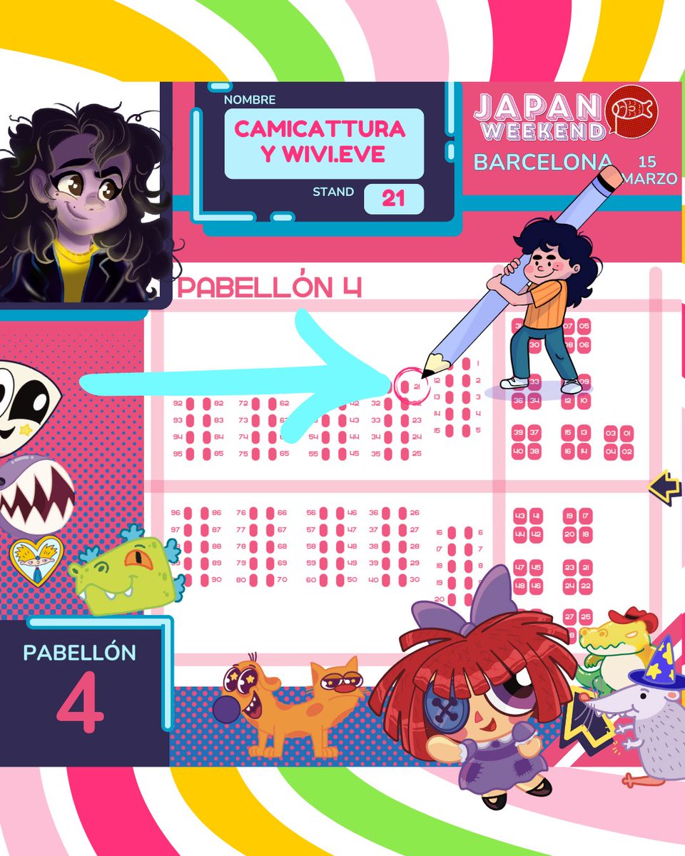 camiccv's tweet image. Nos vamos a #japanweekendbarcelona este 15 de marzo @wivi.eve y yo! 

Y estamos súper emocionadas por ver que nos espera!  🌈💕 Mucha nostalgia de por medio!!!!
@japanweekend gracias por la oportunidad!!! 
#japanweekend #digotalcirvus #nickelodeon #cartoon #90s #disney