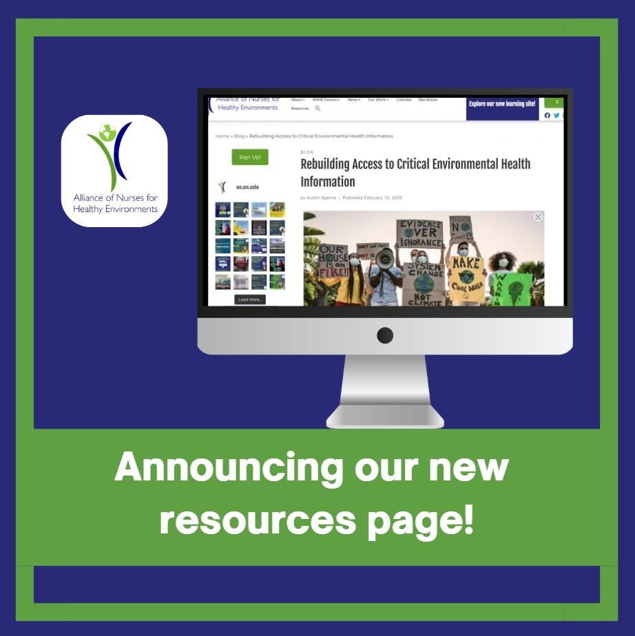 🚨 New Resources Page! 🚨

With recent federal decisions impacting environmental health, ANHE is launching a Resources Page to archive vital government data &amp; materials from our partners and allies. 

🔗 Check it out: 
zurl.co/B29Fw