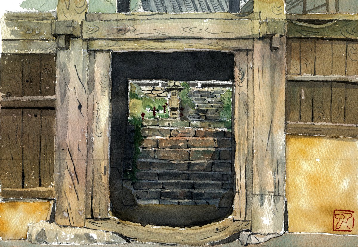 봉정사 영산암 들어가는 문