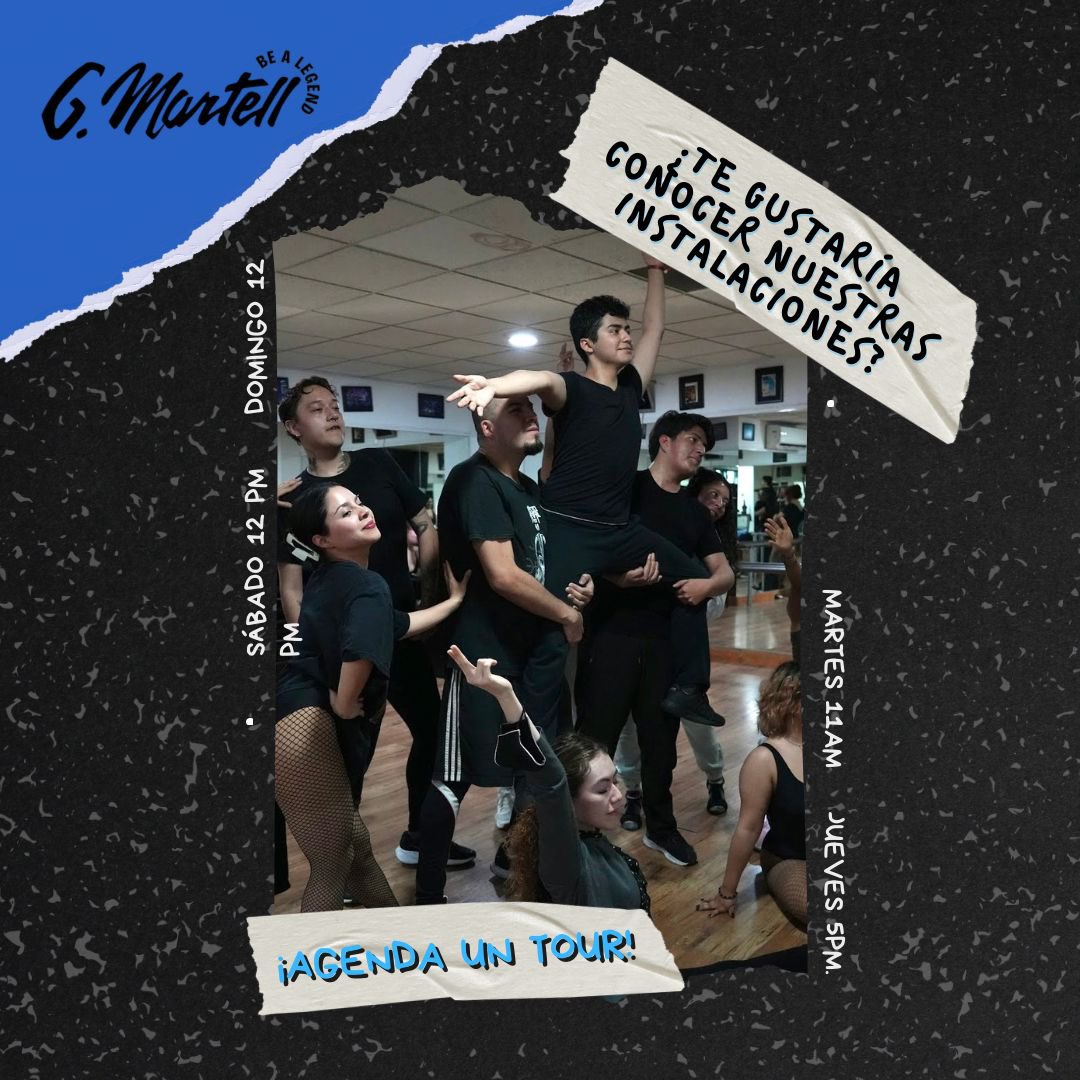 ¿Ya conoces nuestras instalaciones? ✨

Visítanos y toma una clase muestra gratis 🎶