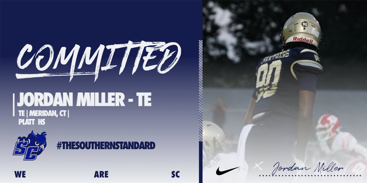 Welcome to SCSU <a href="/203Jmill/">Jordan Miller</a> great to have you. Another 203 coming down the Parkway. #WeAreSC #TheSouthernStandard