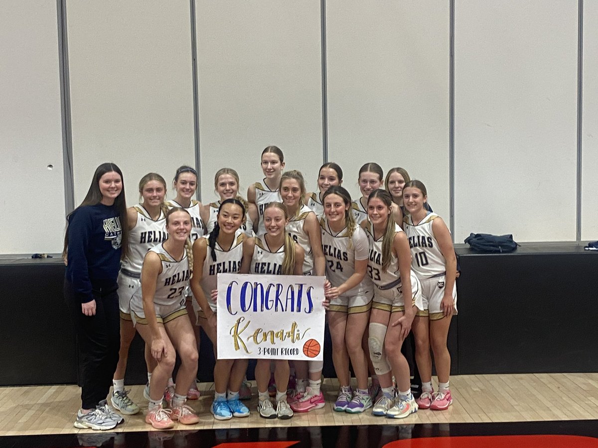 Helias Lady Crusader Basketball (@heliaswbb) on Twitter photo 🏀🚨Record Breaker X2🚨
<a href="/kenadiharrison/">Kenadi Harrison</a> broke the Career 3pt record now totaling 147. (Prev. 144) She also broke the Season 3pt record now at 57. (Prev. 56) Congrats Kenadi we are all proud of you! 🏀🚨Record Breaker X2🚨
<a href="/kenadiharrison/">Kenadi Harrison</a> broke the Career 3pt record now totaling 147. (Prev. 144) She also broke the Season 3pt record now at 57. (Prev. 56) Congrats Kenadi we are all proud of you!