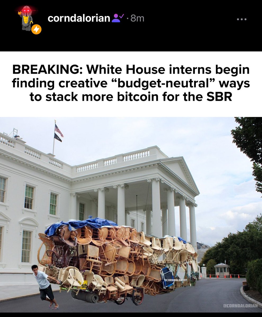 Sell chairs, buy BITCOIN!