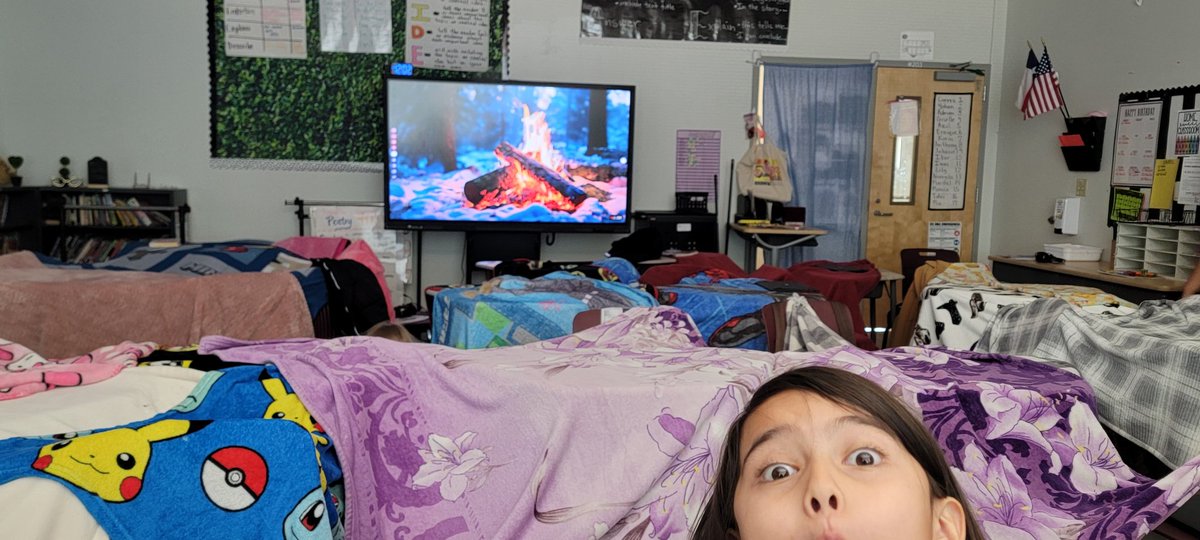 Margaret S Carrillo (@mscarrilloabs) on Twitter photo Campsite from today.
Flashlights, blankets, tents, and a whole lot of reading.
<a href="/ABStrawn/">AB Strawn Elementary</a> Campsite from today.
Flashlights, blankets, tents, and a whole lot of reading.
<a href="/ABStrawn/">AB Strawn Elementary</a>