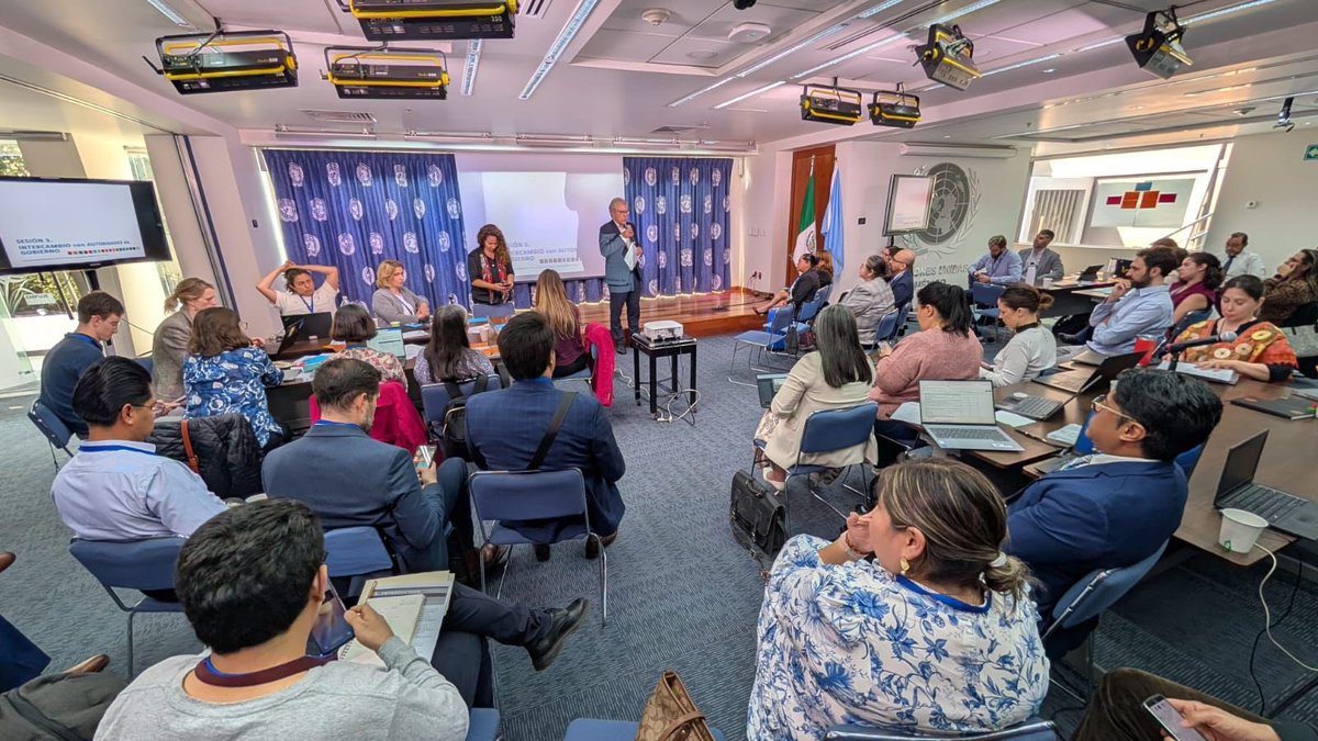 En el proceso de elaboración del próximo Marco de Cooperación para el Desarrollo Sostenible de México 2026-2031 llevamos a cabo una jornada de trabajo muy productiva junto a la <a href="/SRE_mx/">Relaciones Exteriores</a> <a href="/AMEXCID/">AMEXCID</a> y equipos de <a href="/ONUMX/">ONU México</a>