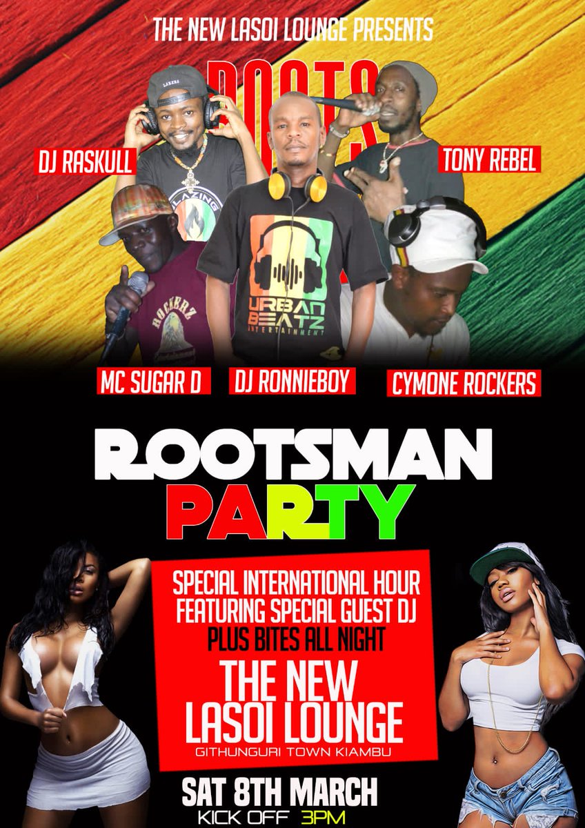 Githunguri massive mark your Calendar it's gonna be happening at the new LASOI LOUNGE 8th March
