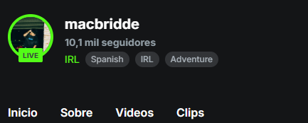 Macbridde, llega a los 10,000 seguidores en Kick , felicidades <a href="/macbridde/">Adrian Macbride</a>👏👏 <a href="/KickEspanol/">KICK Español</a>
, denle su vericado y kicp  please 🥰.