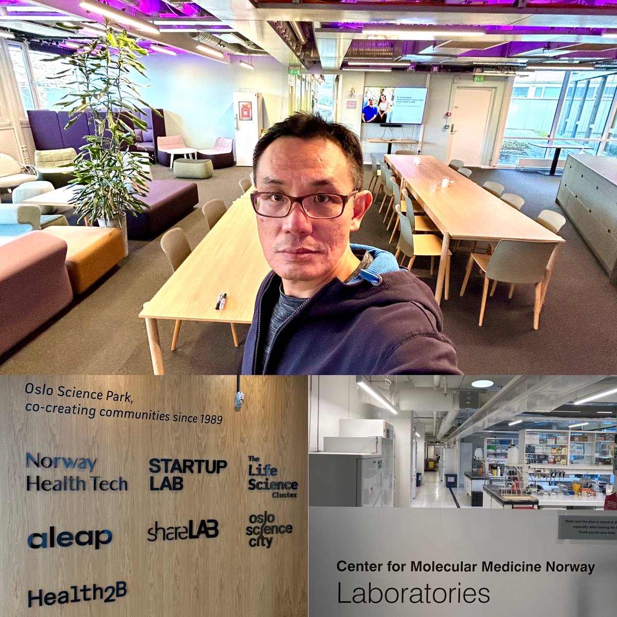 Abel Ang (@abelang) on Twitter photo Glad to be invited to spend time with startups and visit the research labs at <a href="/OsloSciencePark/">Forskningsparken - Oslo Science Park</a>, located at <a href="/UniOslo/">Universitetet i Oslo</a>.
#OsloSciencePark #Startups #Norway #MITlife Glad to be invited to spend time with startups and visit the research labs at <a href="/OsloSciencePark/">Forskningsparken - Oslo Science Park</a>, located at <a href="/UniOslo/">Universitetet i Oslo</a>.
#OsloSciencePark #Startups #Norway #MITlife