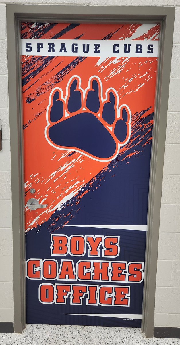 Big shout out to <a href="/sarah_signchamp/">Sarah Argo</a> and <a href="/TheSignChamp/">Sign Champ</a> for our new door graphics! They turned out great! First class company and service! <a href="/SpragueCubs/">SpragueCUBS</a>