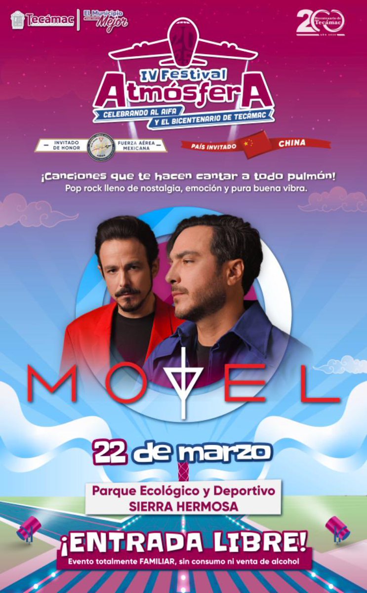 ¡Nos vemos este 22 de marzo, Tecámac! 🚀✨ ¡La entrada es libre!