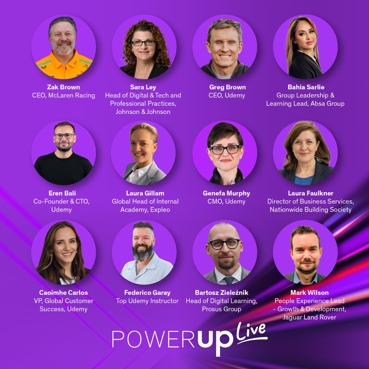 On March 27th, Udemy’s PowerUp Event is back at the iconic McLaren Technology Centre.

Lucky for you, we’ll be streaming live all day!

Save your spot today: spklr.io/6018Nxwo