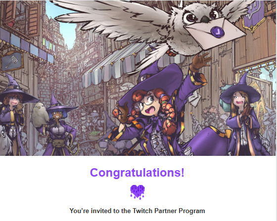 WE'RE TWITCH PARTNER 😭😭😭😭😭😭😭😭😭 THANK YOU GUYS SO MUCH