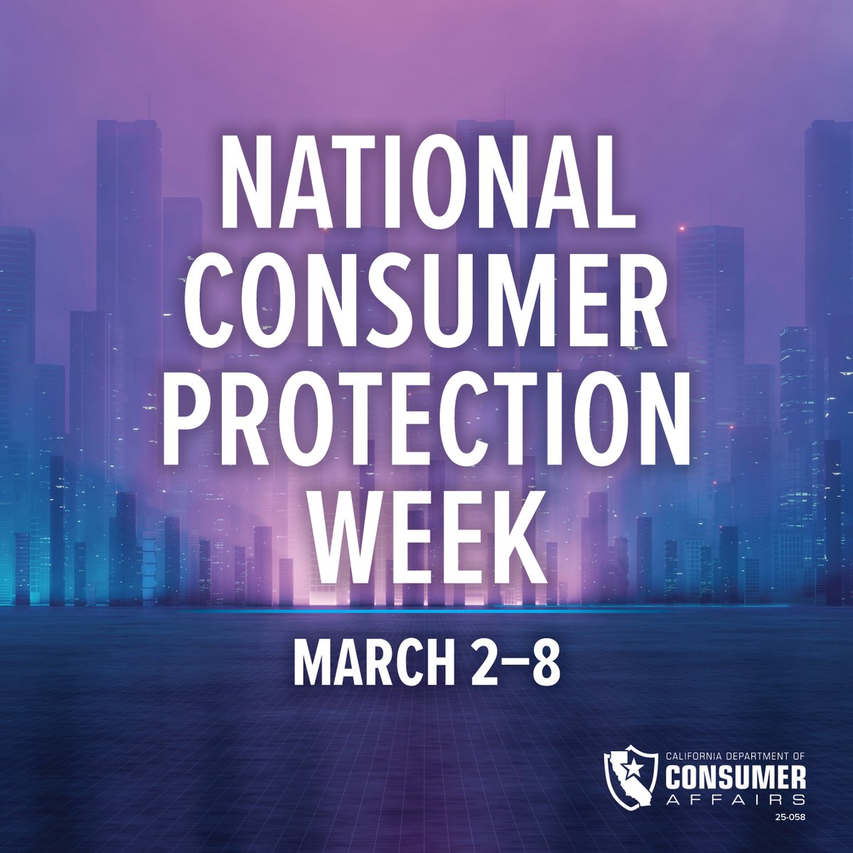CaliforniaDCA's tweet photo. Consumers with an issue, dispute, or disagreement with one of our licensees can file a complaint online. This National Consumer Protection Week, learn about the complaint process: https://t.co/oXDXx8KsPh #NCPW2025 https://t.co/KmraqKtEPC