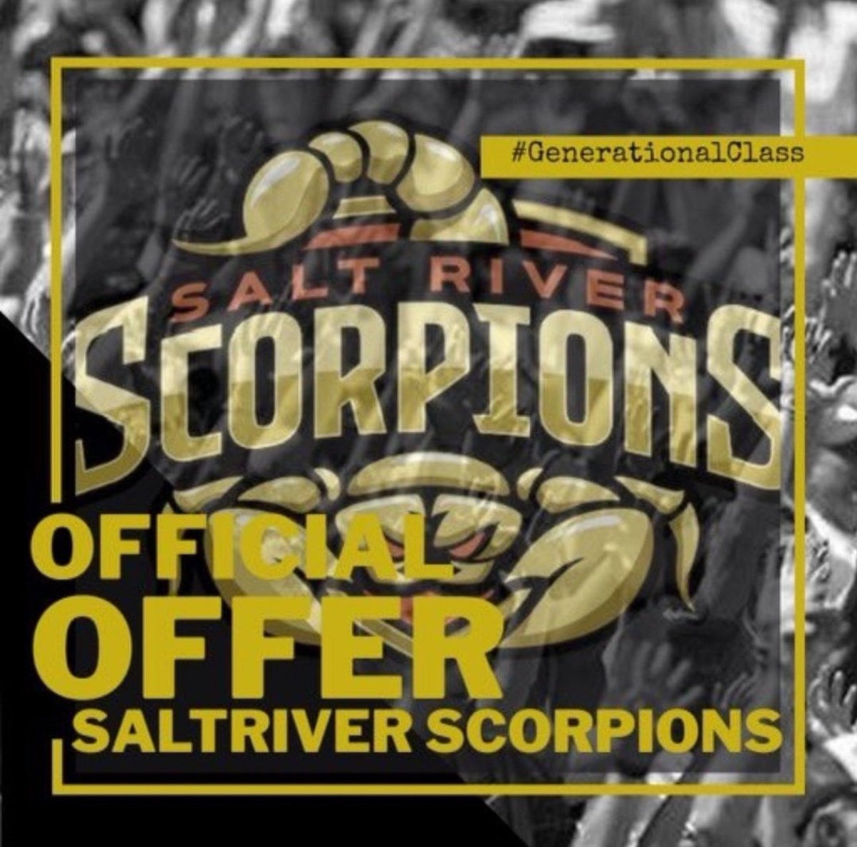 jayystall's tweet image. Blessed to receive a(n) offer from Salt River
Juco